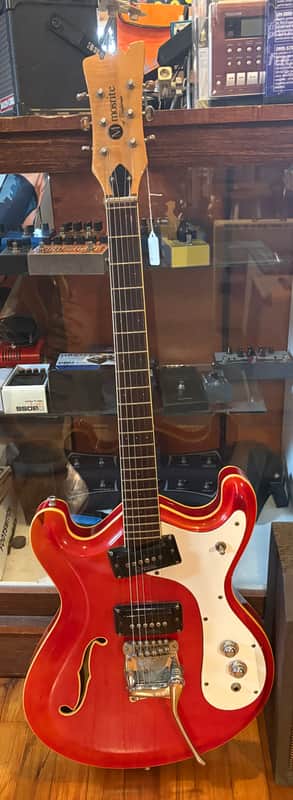 Mosrite of California Custom 1968 Cherry Semie Moseley Semi-Hollow Bakersfield Maphis image 1