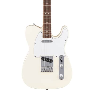 Fender Standard Telecaster White Pickguard Olympic White image 1