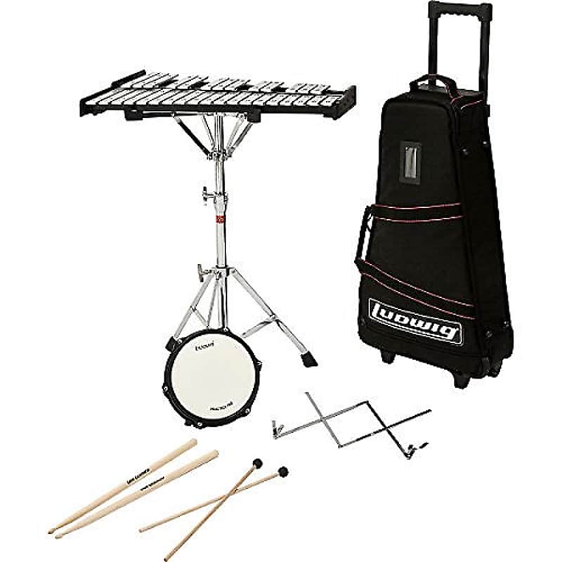 Ludwig M651R Musser Bell Kit with Rolling Bag image 1