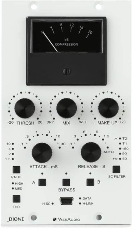 WesAudio DIONE NG500 500 Series Analog Bus Compressor with Digital Recall (DIONEd1) image 1