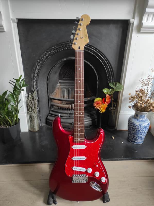 Squier Vintage Modified Stratocaster 2007 Candy Apple Red Absolutely Gorgeous! image 1