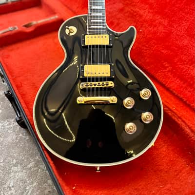 Orville by Gibson Les paul custom 1997 - Black beauty original vintage MIJ Japan fujigen image 3