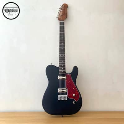 OPT Guitars | Cyfres 2 | T-Style - Dusky Black / Tortoise Shell image 4