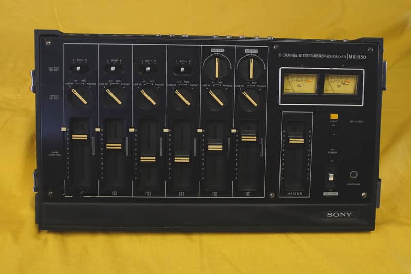 Sony MX-650 Six Channel Stereo Microphone, Analog Portable Summing