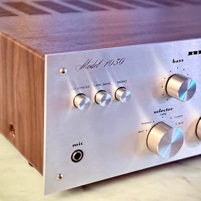 πΆβ¨ Marantz Model 1030 Stereo Amplifier β Silver Faceplate, Metal Case, Selectively Serviced, Ultrasonically Cleaned Knobs, Tested image 5