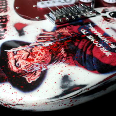 Custom Painted  and Upgraded Fender Squier CXS Strat With Matching Headstock-Aged and Relic'ed image 17