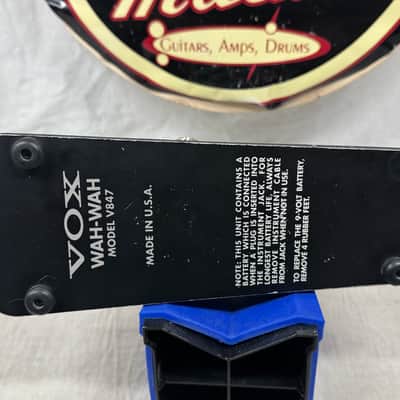 Vox V847 Wah Wah Pedal - USA! - missing 1 foot image 7