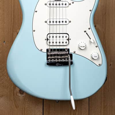 Sterling CT50-HSS Cutlass with Roasted Maple Fretboard 2022 - Present - Daphne Blue Satin image 3