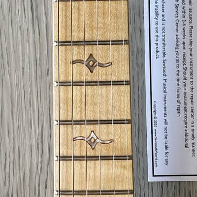Sawtooth Natural Series Mahogany 24-Fret Electric Guitar image 4
