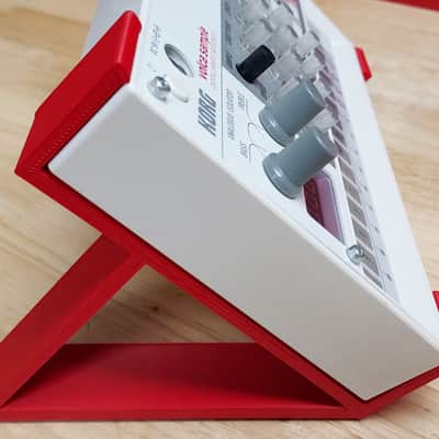 Red Color 45 Degree Angle Stands For Korg Volca Beats Drum Rhythm Machine - Made in USA
