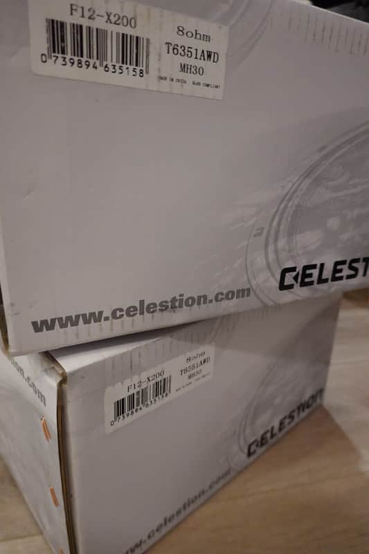 Celestion F12-X200 12" 200-Watt 8ohm Full Range Live Response Modeling Amp Speaker image 1