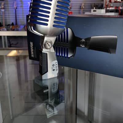 Shure Super 55 Deluxe Supercardioid Dynamic Microphone - Chrome image 1