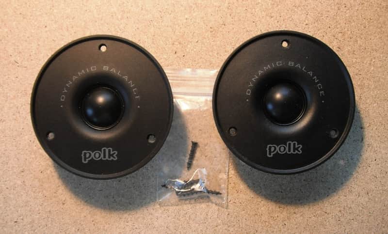 Polk Audio SL5001 1 Inch Soft Dome Tweeter Pair | Reverb
