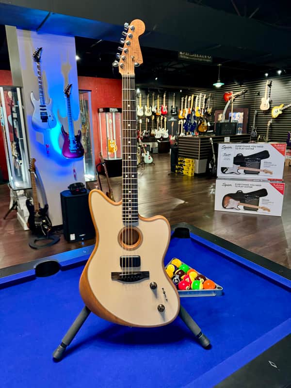 Fender American Acoustasonic Jazzmaster - Natural image 1