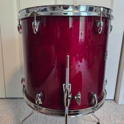 Yamaha Stage Custom Birch 14x13 floor tom SBF1413 - Cranberry red image 9