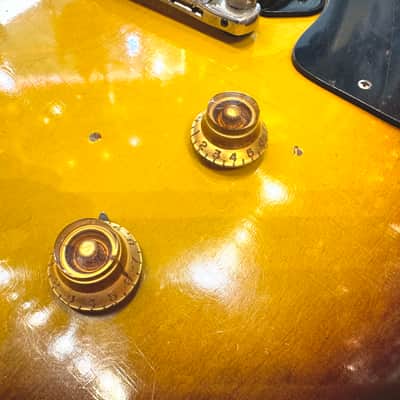 Gibson Les Paul Junior Model Solid Body Electric Guitar 1956 - Sunburst image 10