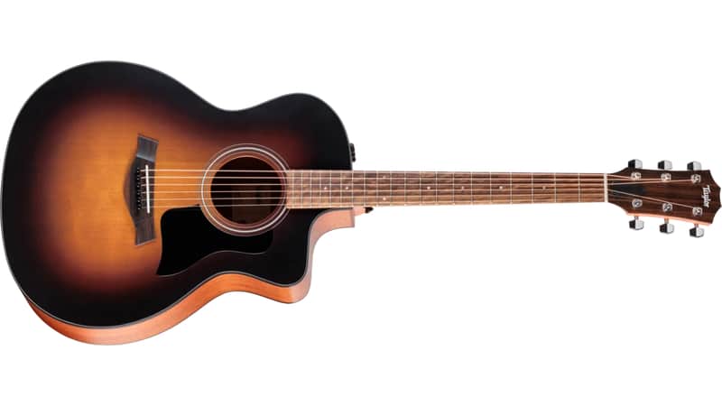 Taylor - DEMO 2026 114ce Special Edition - Acoustic-Electric Guitar - Dark Tobacco Shaded Edgeburst Top - w/ Gigbag image 1