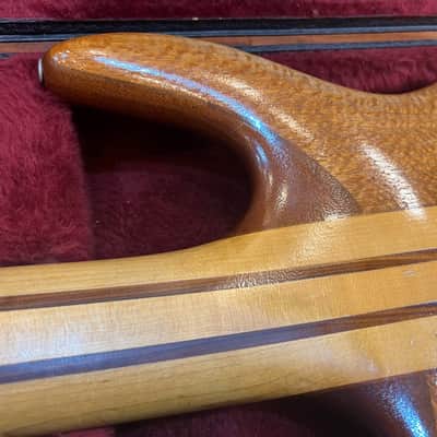 1990 Ken Smith BT5 Lacewood Walnut Mahogany 5 String Bass image 10