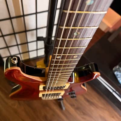 PRS CE 24 Maple Top Tremolo 1998 - Black Cherry image 9
