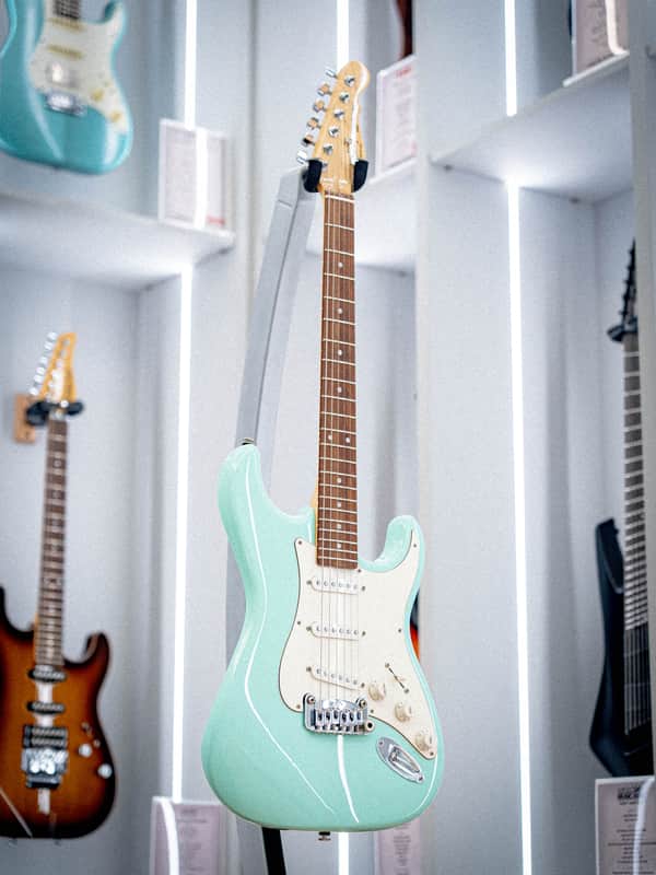 G&L Fullerton Deluxe Legacy Strat Surf Green image 1