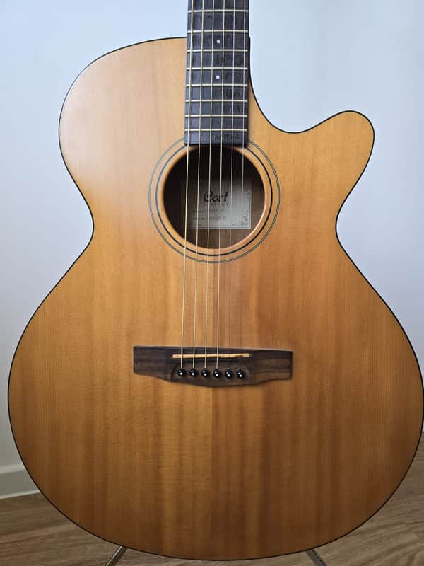 Cort SFX1F NS Solid Spruce Top/Mahogany Venetian Cutaway with