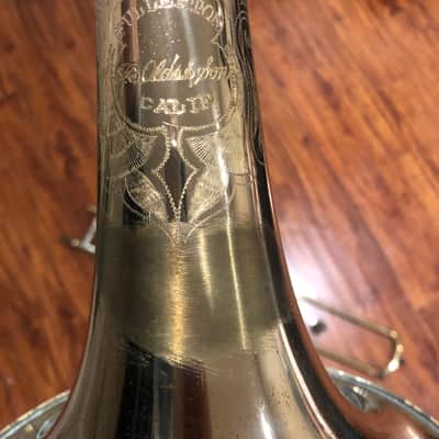 F.E. Olds and Son Professional Level Tenor Trombone 1955-1979 - Brass READ image 11