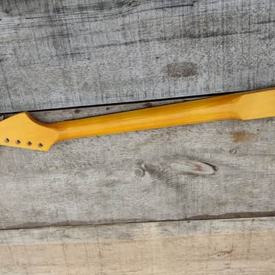 Classic Reverse BIG Head 22 fret rosewood on Vintage tint custom Neck Replacement image 6