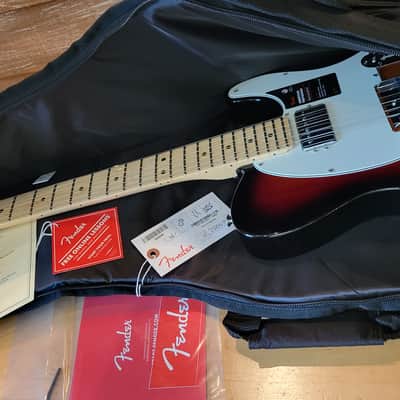 Fender American Performer Telecaster HUM Maple 3 Color Sunburst w/ Deluxe Bag *New Demo! image 2
