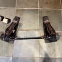DW 7000 Series Double Bass Drum Pedal (DWCP7002PT) - Complete w/ Drum Key - Very Good