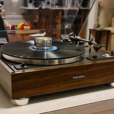 VINTAGE PIONEER TURNTABLE 1970,s/MADE IN JAPAN/110V-240V image 3