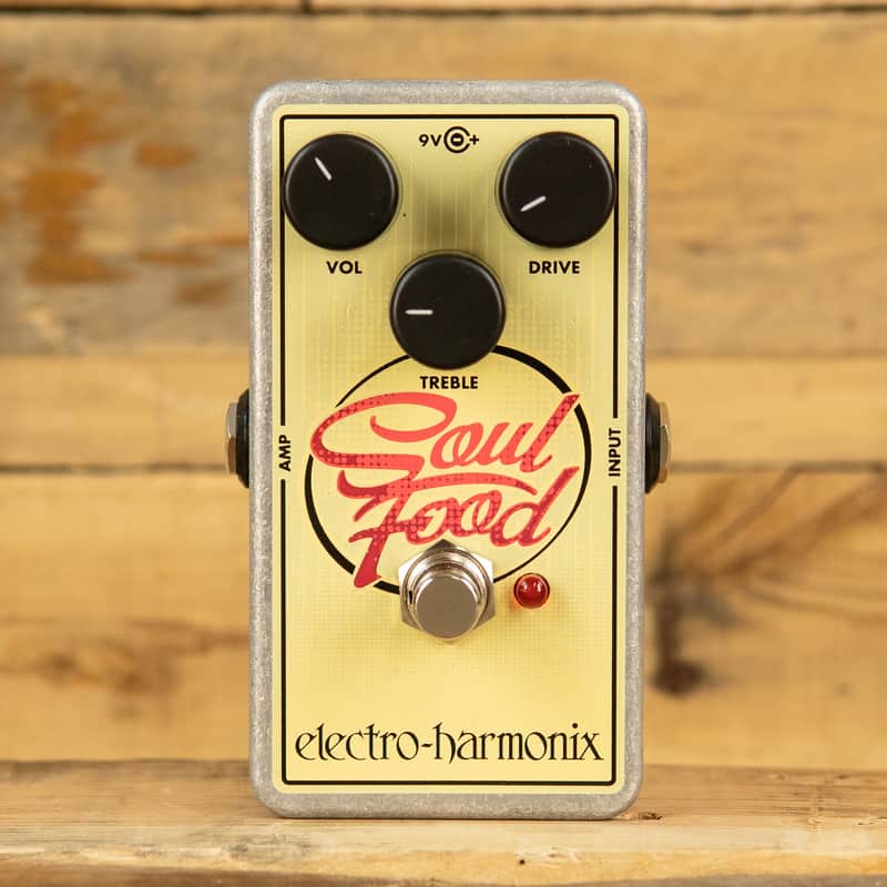 Electro-Harmonix Soul Food Overdrive - EHX Transparent Overdrive and Boost - W/Power Supply image 1