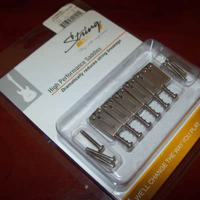 Graph Tech PG-8001-00 String Saver Classics Offset 2-1/16" Strat/Tele-Style Saddles - 6-String