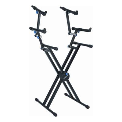 Quik-Lok QL723 | Double-Braced X-Style 3-Tier Keyboard Stand. New with Full Warranty!