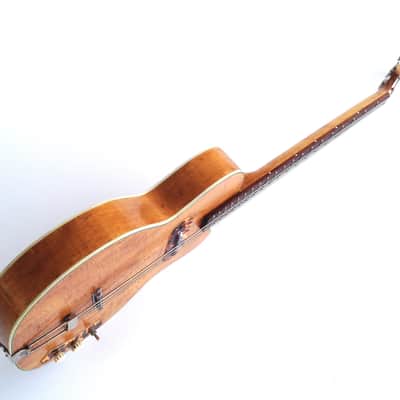 Vintage Original 1950's Kay Howlin' Wolf Thin Twin K162 Natural Blonde Electric Bass Guitar Viol image 7