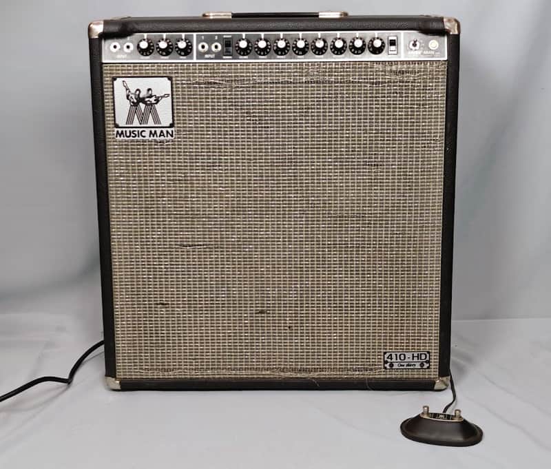 Music Man 410-HD One Thirty 2-Channel 130-Watt 4x10" Guitar Combo 1974 - 1979 - Black image 1