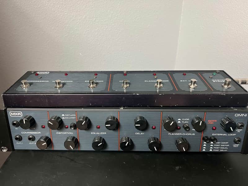 MXR MX-180 Omni Multi Effects Unit with Footswitch 1983 - 1984 - Black image 1