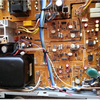 Recapped Yamaha C-50/M-50 preamp, power amp combo image 5