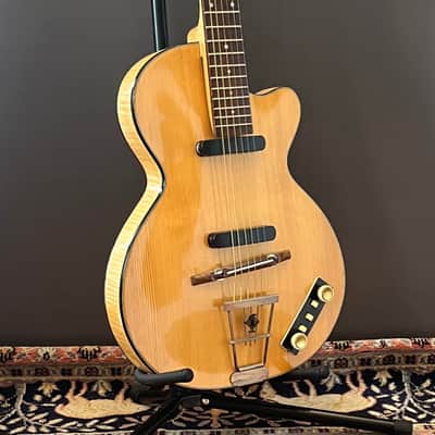 1960 Hofner Club 50 - Blonde - Original Selmer Case image 1
