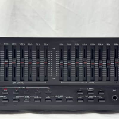 Sansui SE-9 Stereo Graphic Compu-Equalizer Black image 20