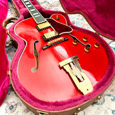 1998 Gibson L5-CT "FIGURED CHERRY RED" Custom Historic Series + OHSC image 7