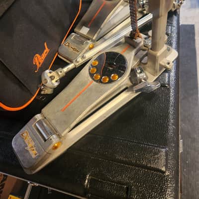 Pearl P3002C Eliminator Demon Chain-Drive Double Bass Drum Pedal 2010s - Silver / Grey image 3