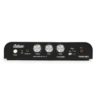 Bellari: PA550 Phono Preamp + Headphone Amp w/ 3 Channels + Tone Control image 2