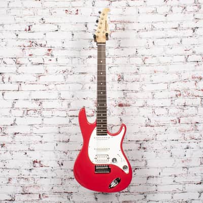 Silvertone by Samick SSSA-31/R HSS Electric Guitar Fiesta Red  x0212 (USED) image 2