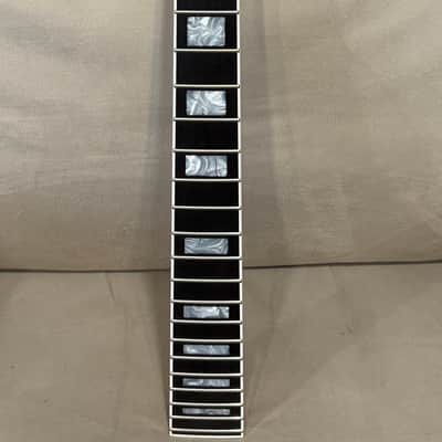 Warmoth Modern Tiltback Hombre Neck FLAME MAPLE SUNSET ORANGE GLOSS image 2