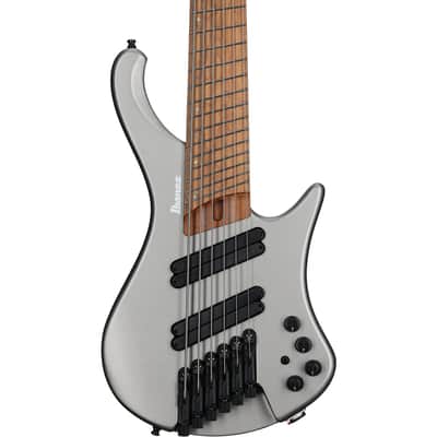 Ibanez EHB1006MS Ergo Electric Bass, 6-String (with Gig Bag), Metallic Gray Matte image 1