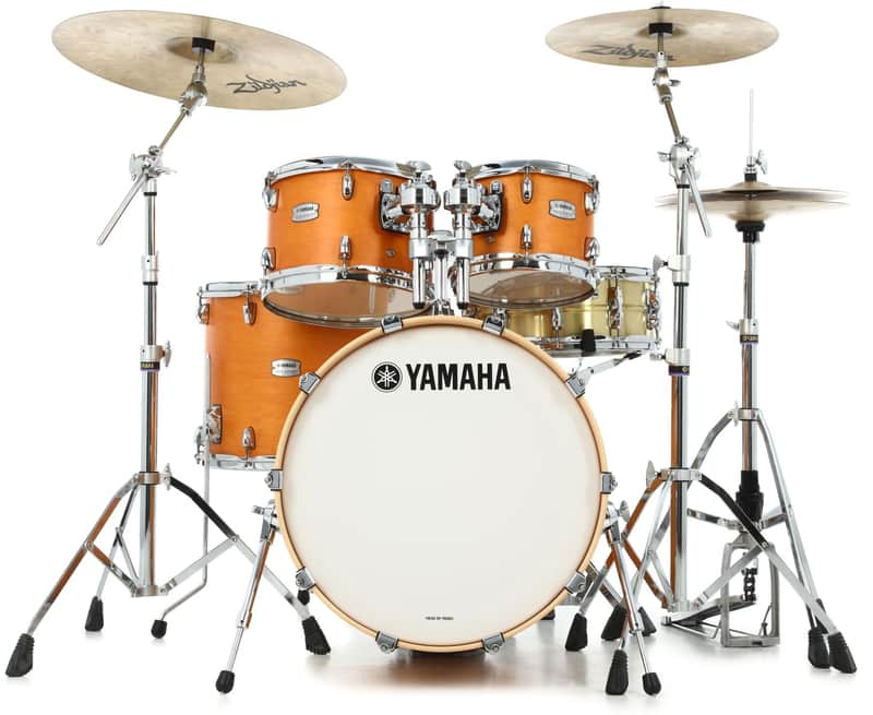 Yamaha TMP0F4 Tour Custom 4-piece Shell Pack - Caramel Satin image 1