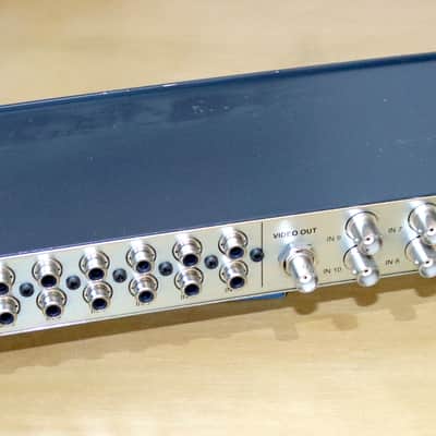 Kramer VS-101AV 10 x 1 Composite Video & Stereo Audio Mechanical Switcher - Dark Grey image 2