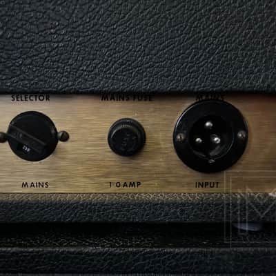1970 Marshall JMP Bass 20 & Original 1969 Marshall Basketweave 4x10 Speaker Enclosure Plexi-Era RARE image 6