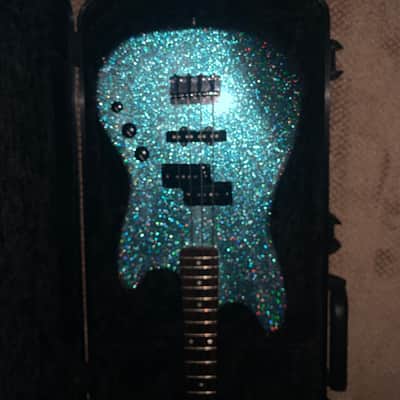 Ocean spray metal flake crook custom guitars electric bass guitars image 3