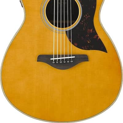 Yamaha AC1R Rosewood Concert Cutaway Acoustic-Electric Guitar - Vintage Natural image 1